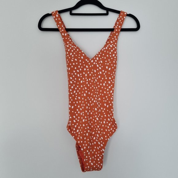 Roxy Tropical Oasis Knotted One Piece Women's size XS - Picture 4 of 9